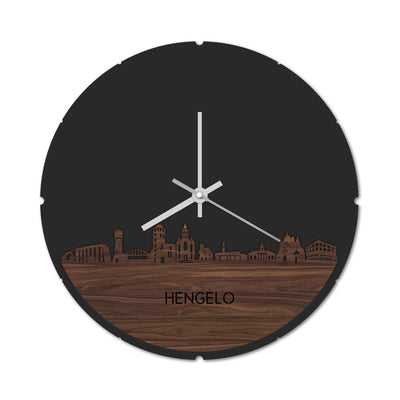 Skyline Clock Round Hengelo Nuts