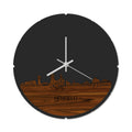 Skyline Klok Rond Hengelo Palissander