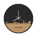Skyline Klok Rond Hilversum Bamboe