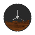 Skyline Klok Rond Hilversum Palissander