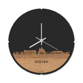 Skyline Klok Rond Hoeven Eiken