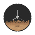 Skyline Klok Rond Horst Eiken