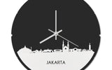 Skyline Klok Rond Jakarta Wit Glanzend