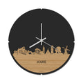 Skyline Klok Rond Joure Bamboe