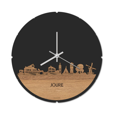 Skyline Clock Round Joure Oak