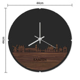 Skyline Klok Kampen Eiken houten cadeau decoratie relatiegeschenk van WoodWideCities