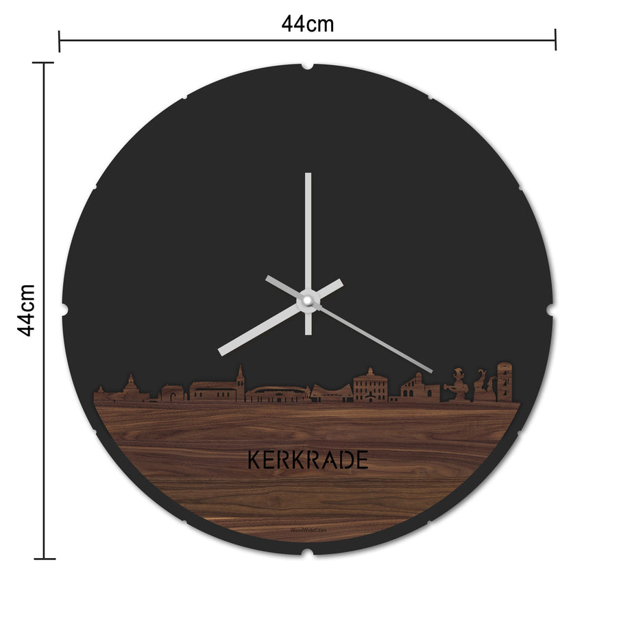 Skyline Klok Kerkrade Eiken houten cadeau decoratie relatiegeschenk van WoodWideCities