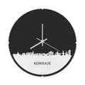Skyline Klok Rond Kerkrade Wit Glanzend