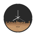 Skyline Klok Rond Köln Eiken