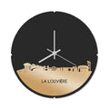 Skyline Klok Rond La Louvière Goud Metallic