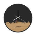 Skyline Klok Rond Leersum Bamboe