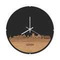 Skyline Klok Rond Leiden Eiken
