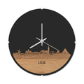 Skyline Klok Rond Lisse Eiken