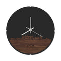 Skyline Klok Rond Lyon Noten
