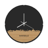 Skyline Klok Rond Marseille Bamboe