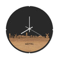 Skyline Klok Rond Meppel Eiken