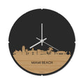 Skyline Klok Rond Miami Beach Bamboe