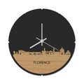 Skyline Klok Rond Moerdijk Bamboe