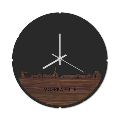 Skyline Clock Round Moerkapelle Nuts