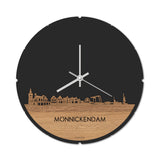 Skyline Klok Rond Monnickendam Eiken