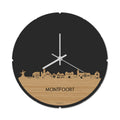 Skyline Clock Round Montfoort Bamboo
