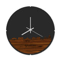 Skyline Klok Rond Naarden Palissander