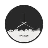 Skyline Klok Rond Naarden Wit Glanzend