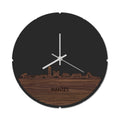 Skyline Klok Rond Nantes Noten