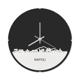 Skyline Klok Rond Napoli Wit Glanzend