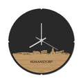 Skyline Klok Rond Numansdorp Bamboe