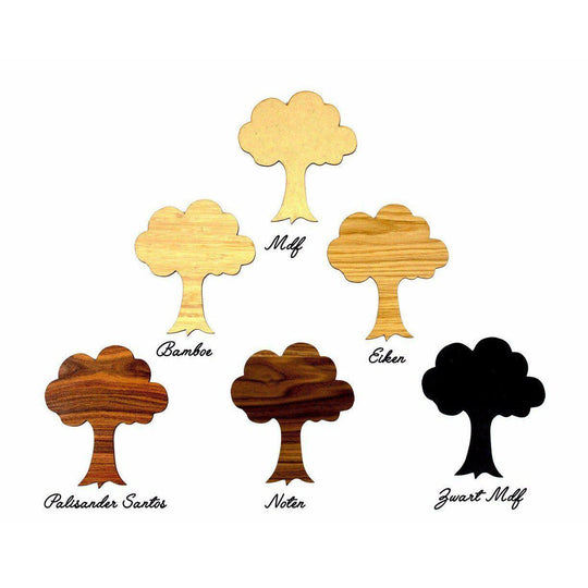 Skyline Klok Numansdorp Eiken houten cadeau decoratie relatiegeschenk van WoodWideCities