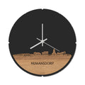 Skyline Klok Rond Numansdorp Eiken
