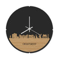 Skyline Klok Rond Oegstgeest Bamboe