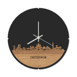 Skyline Klok Oisterwijk Eiken houten cadeau decoratie relatiegeschenk van WoodWideCities