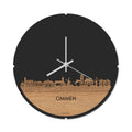 Skyline Klok Rond Ommen Eiken