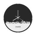 Skyline Klok Rond Ommen Wit Glanzend