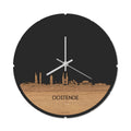 Skyline Clock Round Ostend Oak