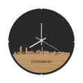 Skyline Klok Rond Oosterhout Bamboe