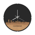 Skyline Klok Rond Oosterhout Eiken