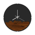 Skyline Klok Rond Oosterwolde Palissander