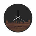 Skyline Klok Rond Oud Groningen Noten