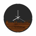 Skyline Klok Rond Oud Groningen Palissander