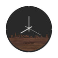 Skyline Klok Rond Ouddorp Noten