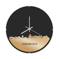 Skyline Klok Rond Oudenbosch Goud Metallic
