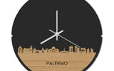 Skyline Klok Rond Palermo Bamboe