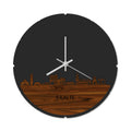 Skyline Klok Rond Raalte Palissander