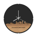 Skyline Klok Rond Raamsdonksveer Eiken