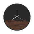 Skyline Klok Rond Reuver Noten