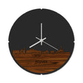 Skyline Klok Rond Reuver Palissander