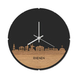 Skyline Klok Rond Rhenen Eiken
